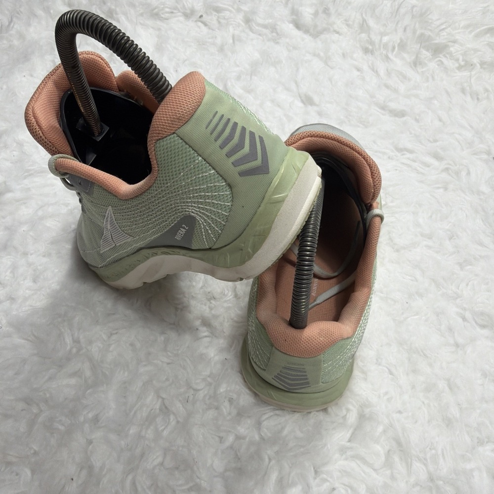 Altra Women's Rivera 2 Mint Green and Dusty Pink Running Shoes - Picture 6 of 9